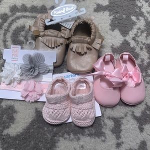 Baby Bundle Headbands and Shoes